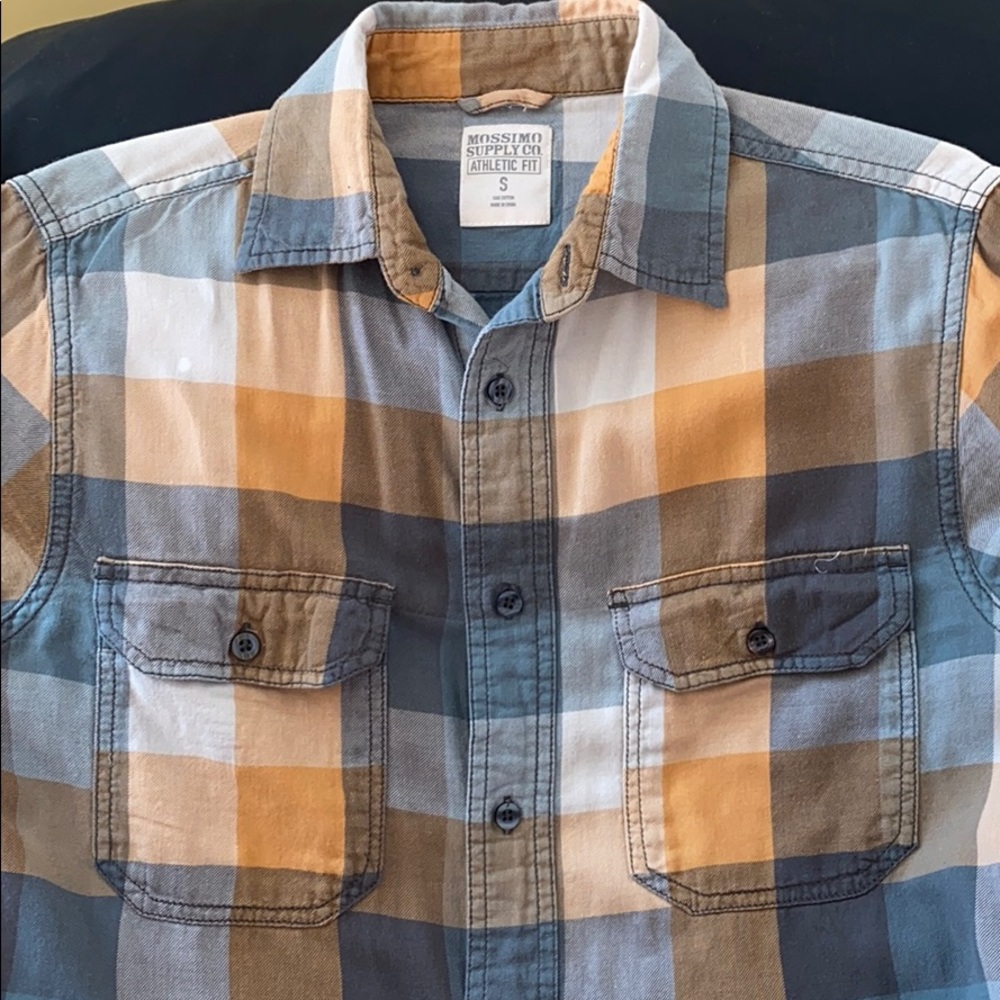 Vintage Men’s plaid soft cotton flannel Mossimo S